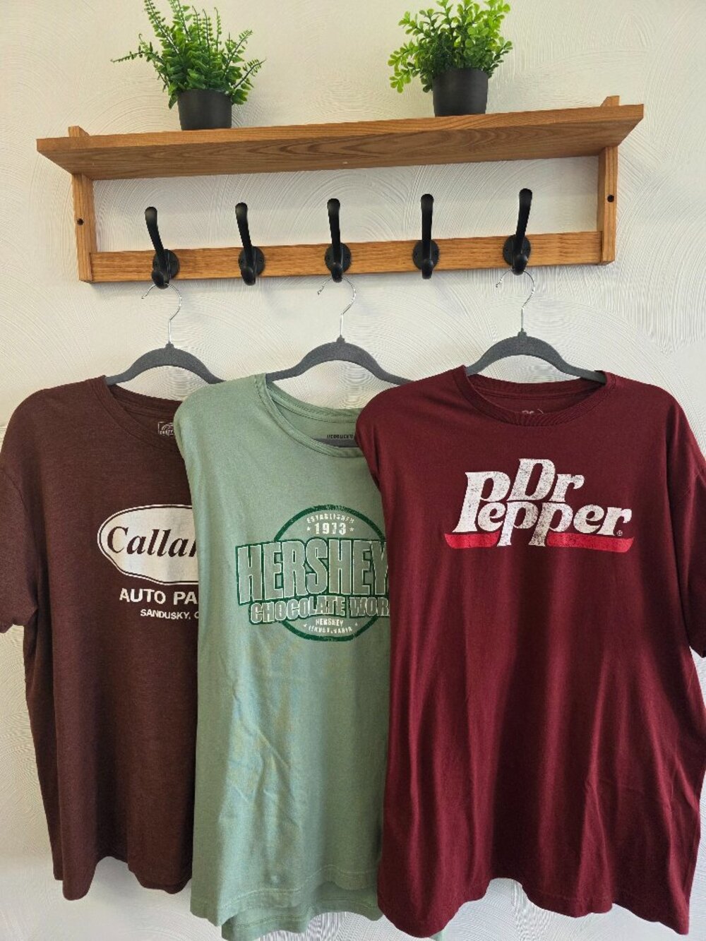 Men's Graphic T-Shirt Bundle (Set of 3) Size XL Pop Culture, Hershey, Dr. Pepper